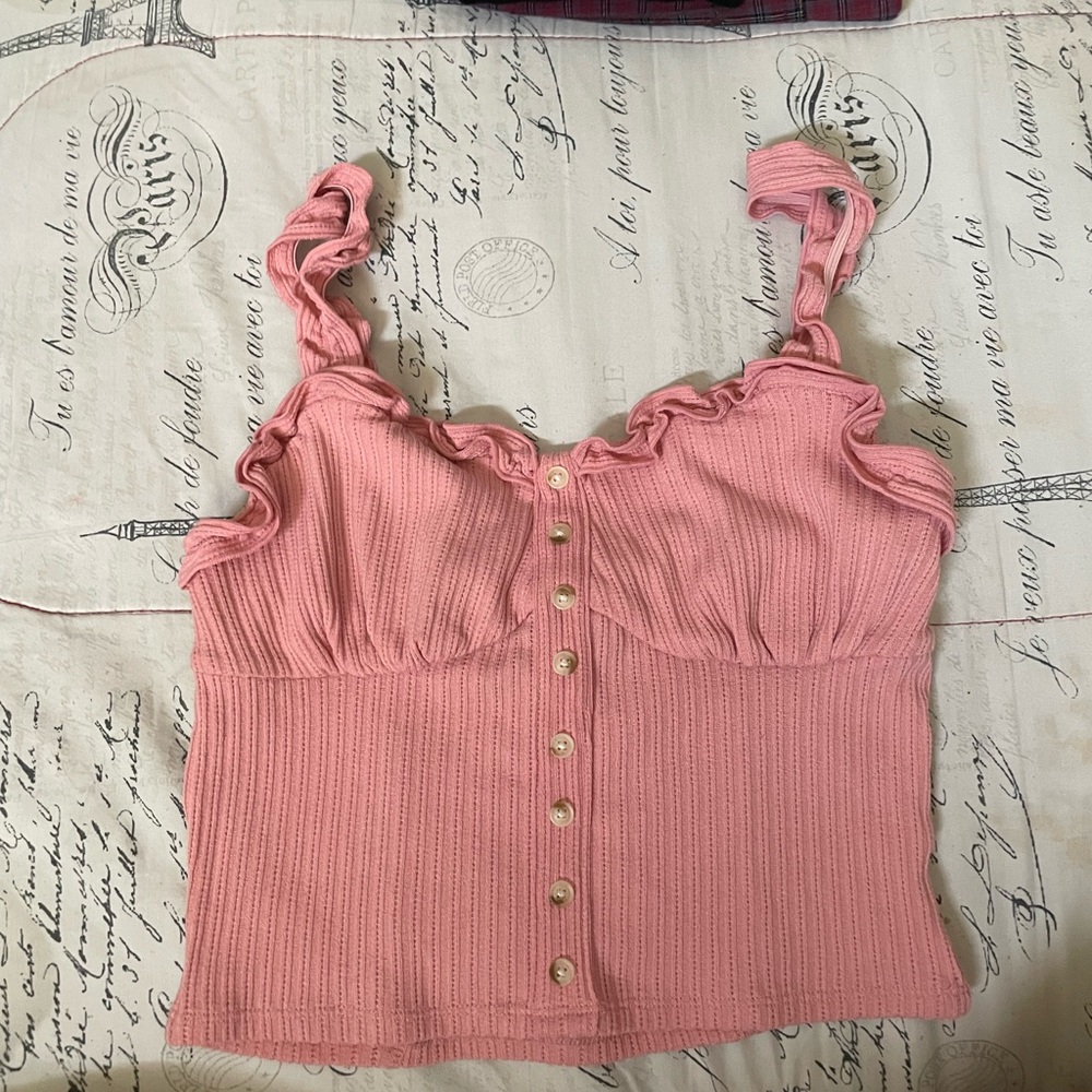 Forever 21 spaghetti strap crop top